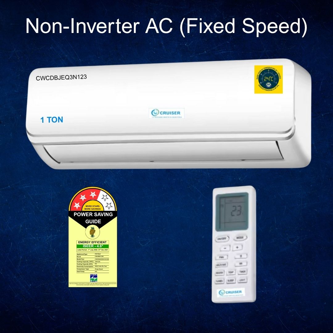 CWCDBJEQ3N123 | 1 Ton Split AC | 3 Star Rating | Non-invertor