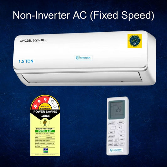 CWCDBJ-EQ3N183 | 1.5 Ton Split AC | 3 Star Rating | Non-invertor