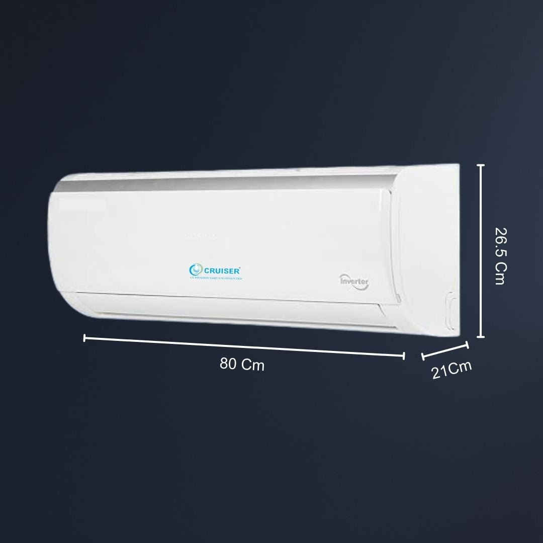 1 ton Inverter Split AC (Copper, Anti-dust Filter, CRUISERS102 White)