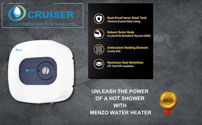 Menzo 15 Liters Water Heater Water Heater (25 Liters)Water HeaterWater GeyserVertical Mount Water HeatertankMountingMenzo Water HeatersLitersHorizontal Water HeatersHorizontal Water HeaterHorizontal mountingHorizontalHeatingGeyserBella Vertically Mounted 50 Liters Water GeyserBella Vertically Mounted 50 LitersBella Vertically Mounted 100 Liters Water GeyserBella Horizontally Mounted 15 Liters Water Geyser15 Liter Horizontal10L10 liters