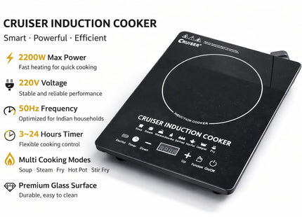Induction cooktop 2200 W