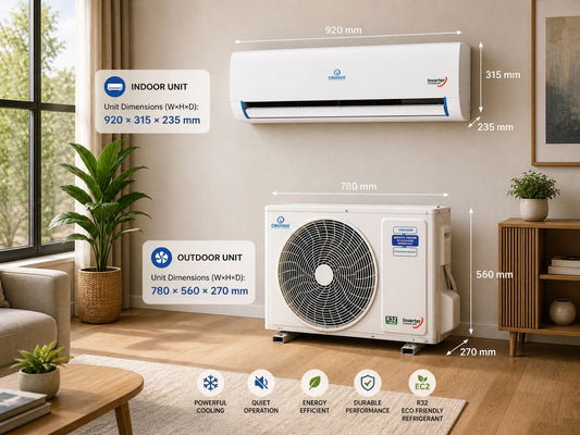 1.5 Ton 3 Star Inverter Split AC