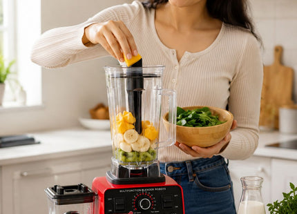Cruiser Electricals Commercial Blender 2L | Multifunction Electric Mixer Grinder for Hotel & Home Use | 15 Speed Settings | Total Crushing Technology | Plastic Jar & Body