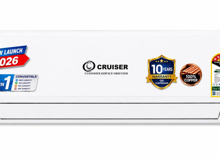 Cruiser 1.0 Ton 3-Star Inverter Split AC — Stay Cool, Even at 52°C