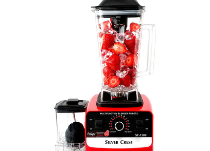 Cruiser Electricals Commercial Blender 2L | Multifunction Electric Mixer Grinder for Hotel & Home Use | 15 Speed Settings | Total Crushing Technology | Plastic Jar & Body