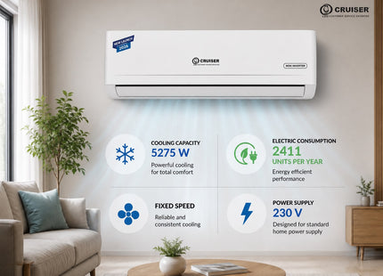 Cruiser 1.5 Ton Non-Inverter ( Fixed Speed) New Model Air Conditioner 2026
